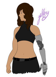 Character art of my OC Vienna. Full Body Simple with no background